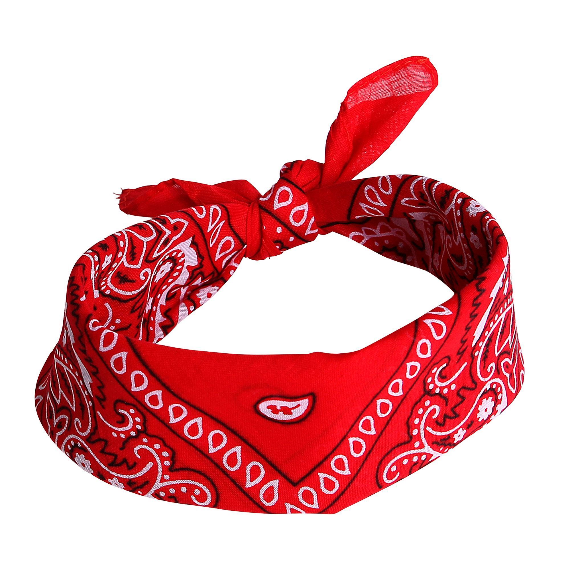 Bandana rood stoere biker