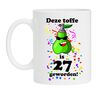 foto 1 Bedrukte beker verjaardag 27 toffe peer leeftijd 