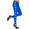 foto 3 Blauw legging met witte sterren