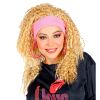 foto 4 Blonde pruik, fashion 80's met hoofdband blond