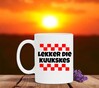 foto 2 Brabantse koffiemok met de grappige tekst Lekker die kuukskes