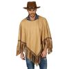 foto 2 Bruine hippie poncho