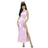 Chinese jurk roze