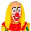 Clownspruik kalende clown geel
