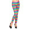 Disco broek regenboog legging jaren 80