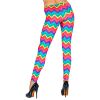 foto 2 Disco broek regenboog legging jaren 80
