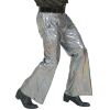 Disco broek zilver heren