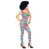 foto 3 Disco jumpsuit regenboog kleurrijk dames outfit foute party