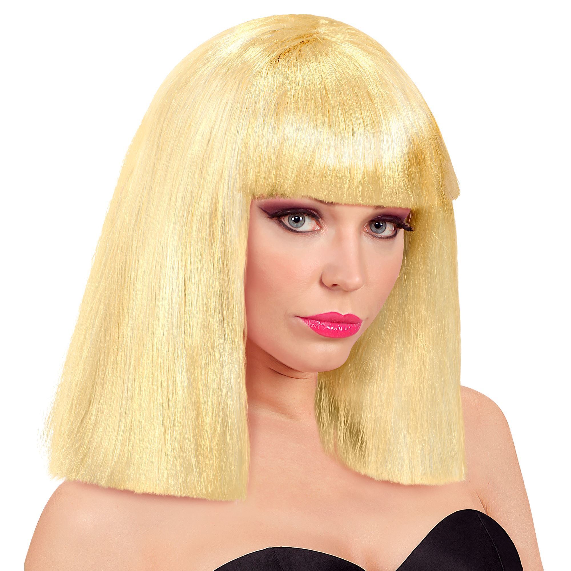 Disco pruik showgirl blond