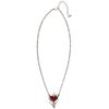 foto 2 Duivel ketting met rood hartje