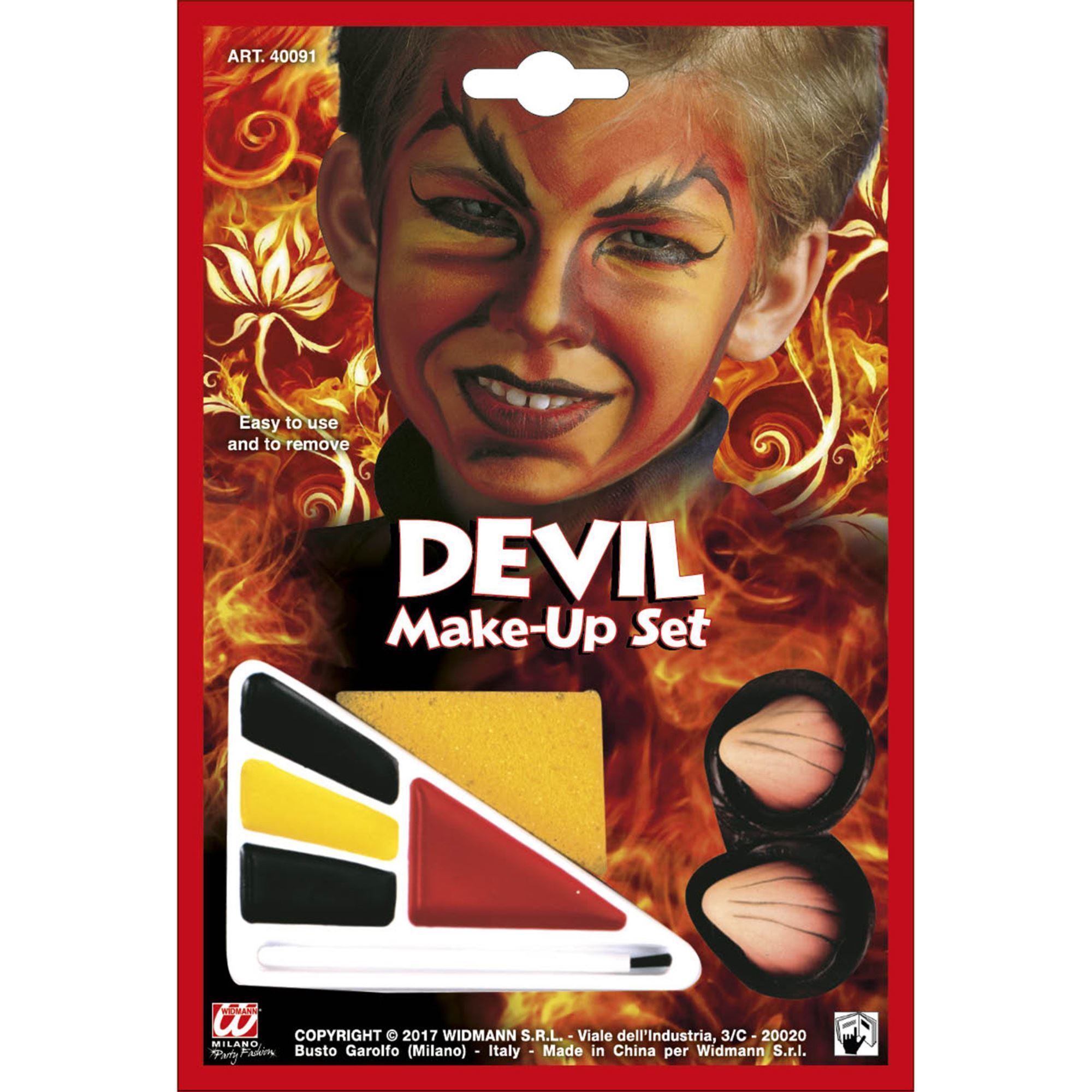 Duivel make-up set