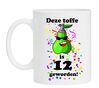 Full colour mok met leuke tekst en grappige toffe peer 12 jaar 