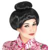 Geisha pruik zwart