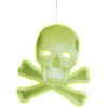 Glow in the dark schedel en botten 3D Halloween