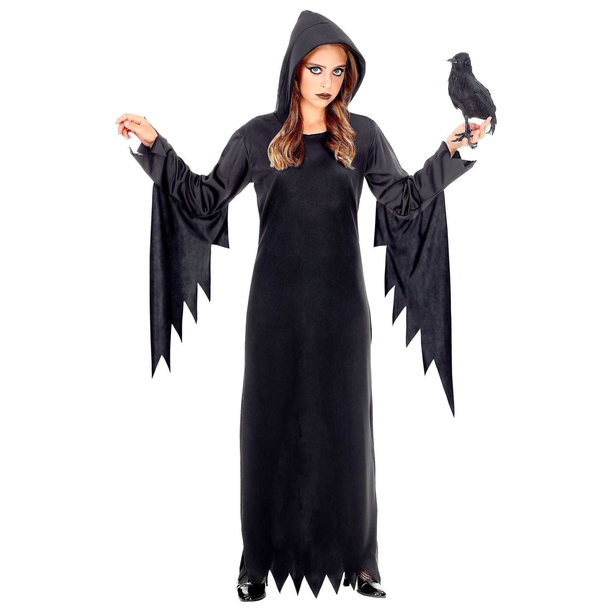 Gothic jurk zwart Halloween kind