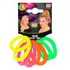 foto 2 haarbandjes neon kleuren eighties jaren 80