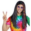 foto 2 Hippie pruik met kralen en vlechten