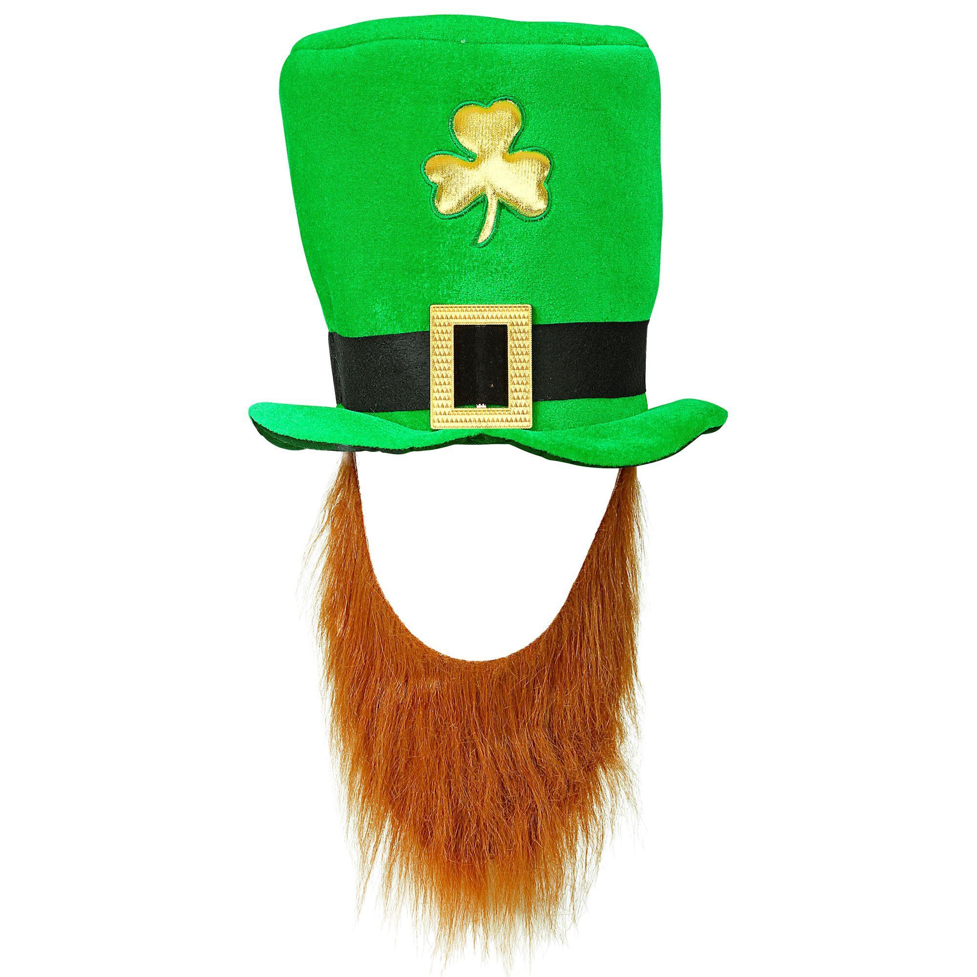 Hoed met baard Leprechaun Ierse folklore kabouter