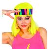 Hoofdband neon kleuren jaren 80