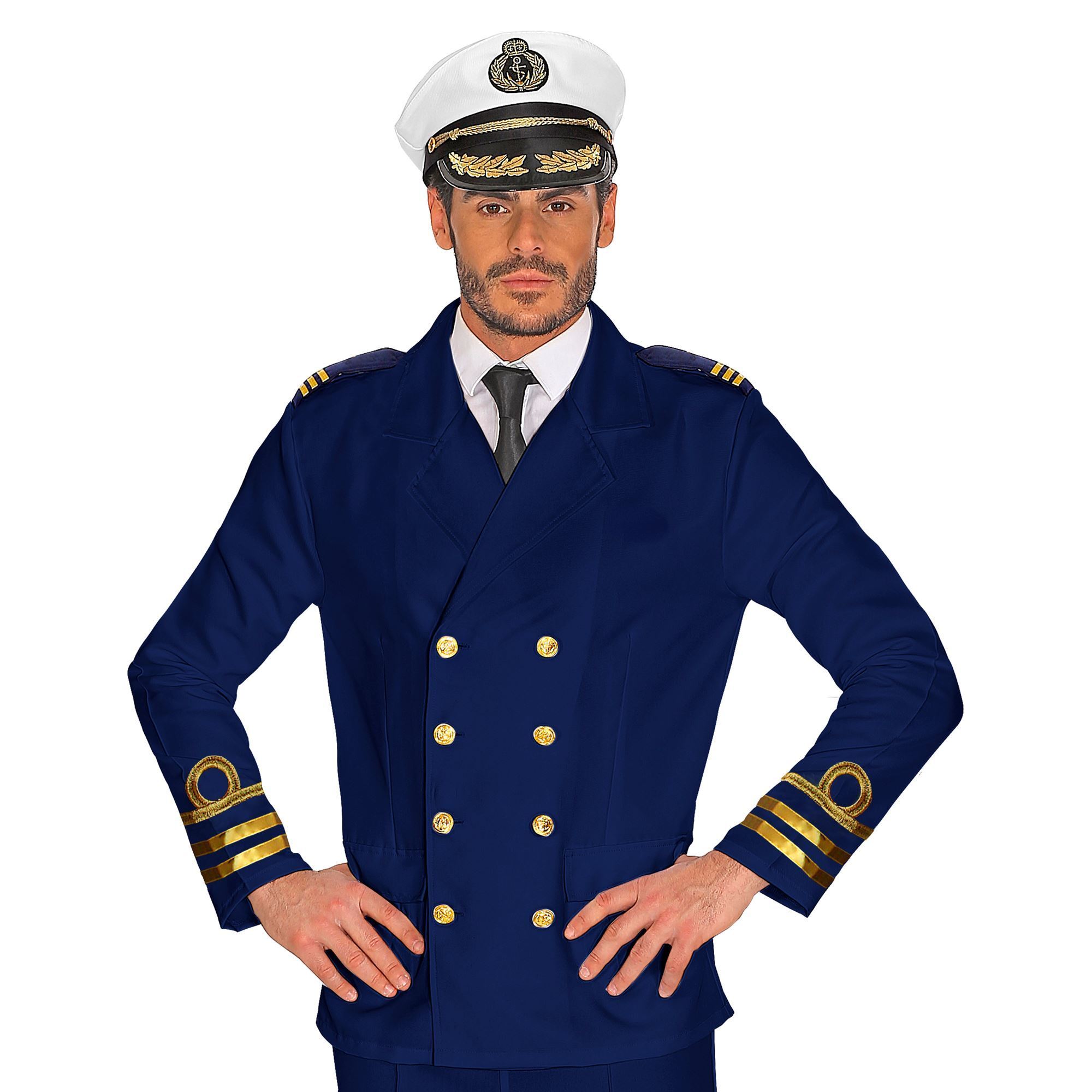 Kapiteins jas heren blauw Love Boat