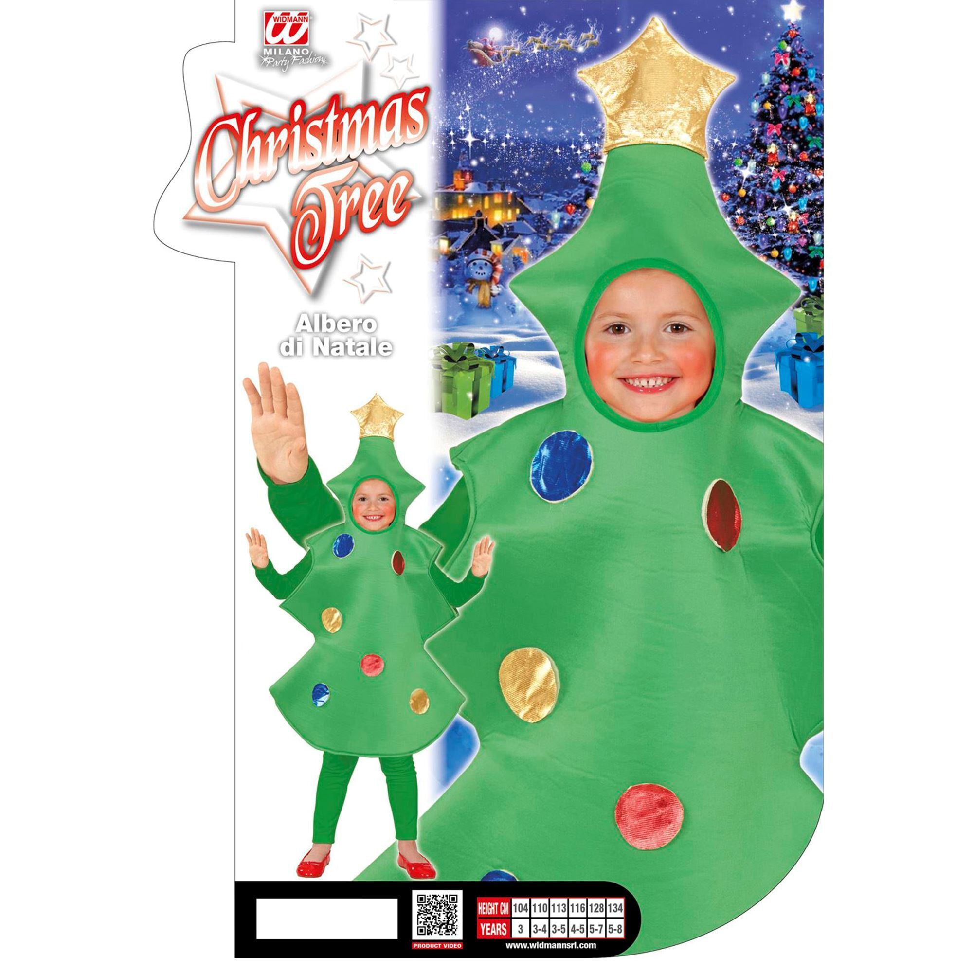 Kerstboom kostuum kinderen Goedkope Feestwinkel