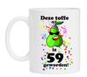 Koffie of thee mok toffe peer 59 jaar verjaardag met leuke opdruk