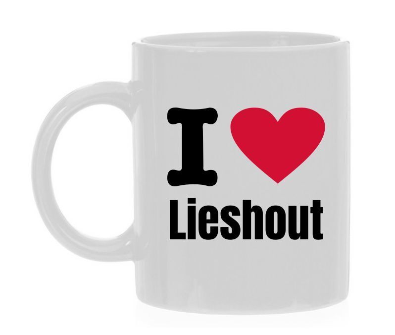 Koffiemok dol op Lieshout houden van