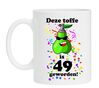 Koffiemok feest verjaardag 49 jaar voor een toffe peer