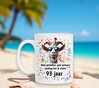 foto 3 Koffiemok full colour met geinige tekst 93 jaar leuk feestelijk cadeau