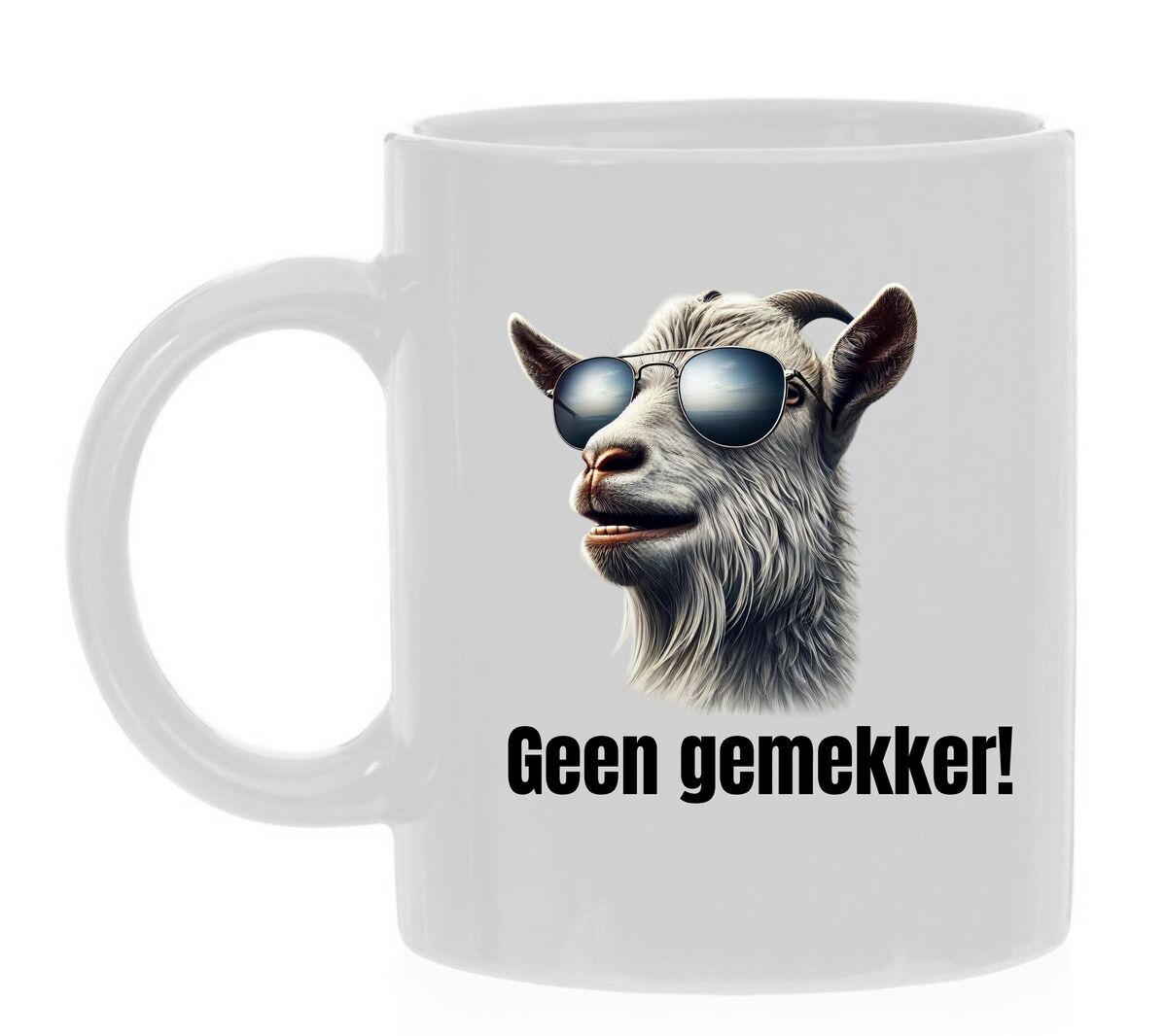 koffiemok Geen gemekker geit mok grappig