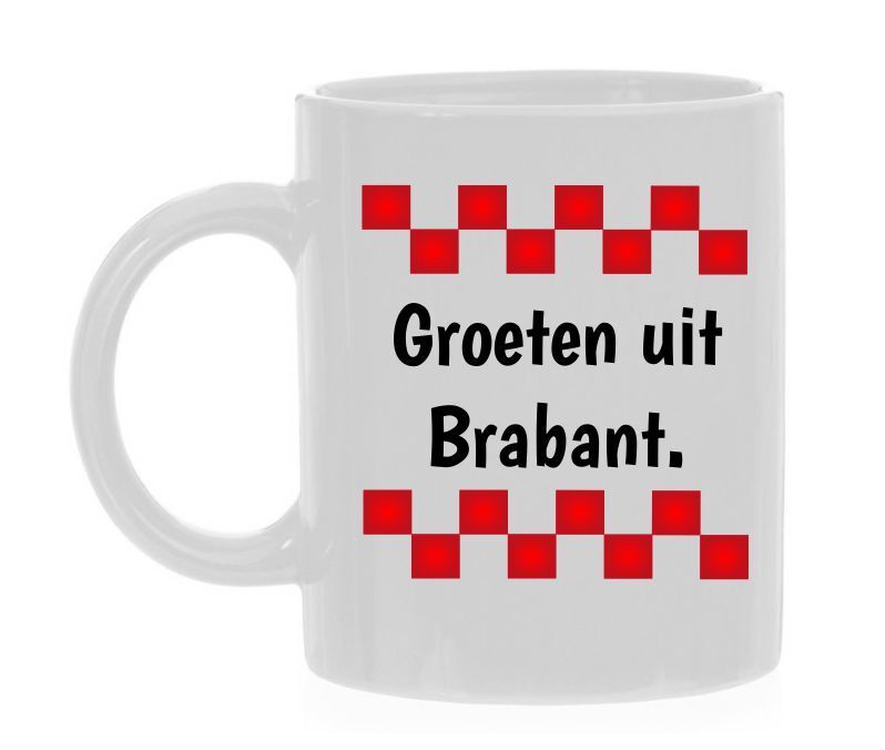 Koffiemok grappig groeten uit Brabant