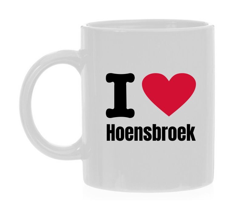 Koffiemok Hoensbroek Trots op Hoensbroek I love