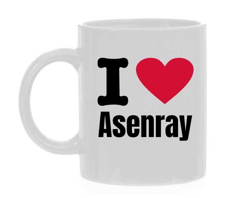 Koffiemok houden trots op dorp Asenray