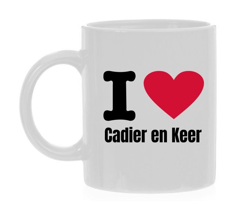 Koffiemok houden van dorp Cadier en Keer Limburg