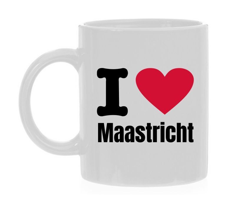 Koffiemok Houden van Maastricht stad I love Maastricht