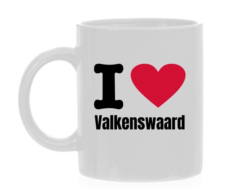 Koffiemok houden van Valkenswaard Trots op I love Valkenswaard