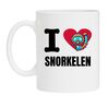 Koffiemok ik hou van snorkelen sport