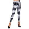 foto 3 Legging Harlekijn wit met zwarte ruiten