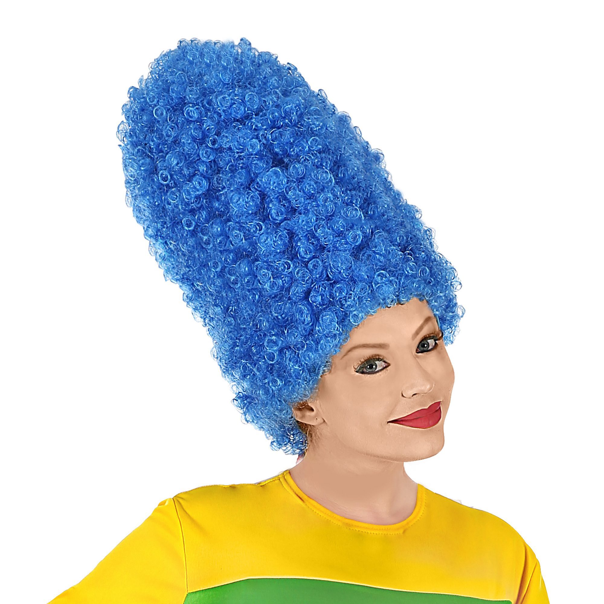 Marge Simpson pruik blauw