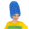foto 2 Marge Simpson pruik blauw