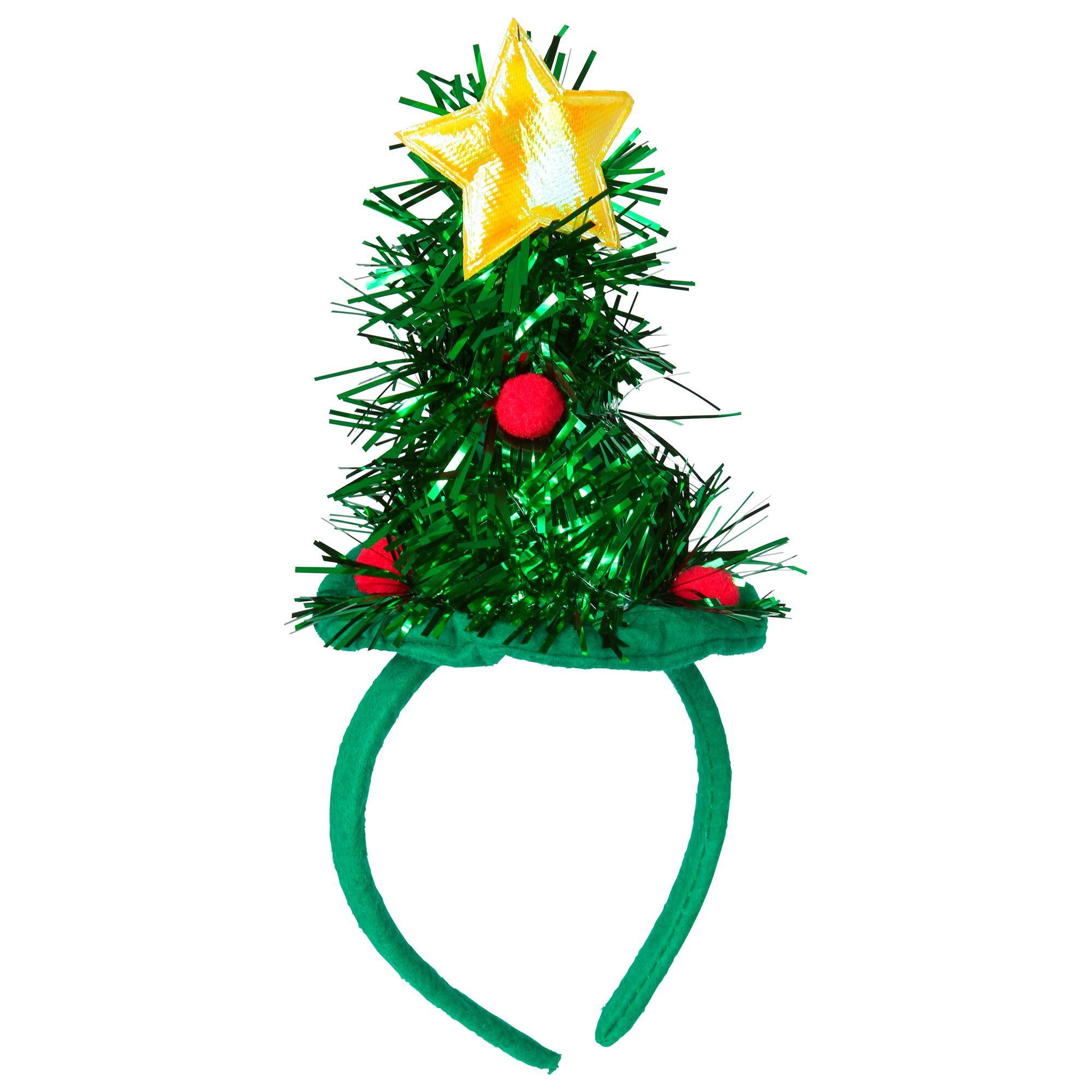 Mini kerstboom haarband diadeem