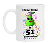 Mok verjaardag 51 jaar met tekst en geinig print peer