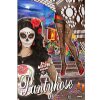 foto 5 netpanty Day of the dead schedel print