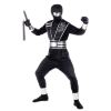 Ninja outfit kinderen zwart kungfu