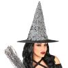 foto 3 Omkeerbare Pailletten heksen hoed
