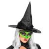 foto 3 Oogmasker groen heks gifgroen