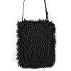 foto 1 Pluche handtas, zwart