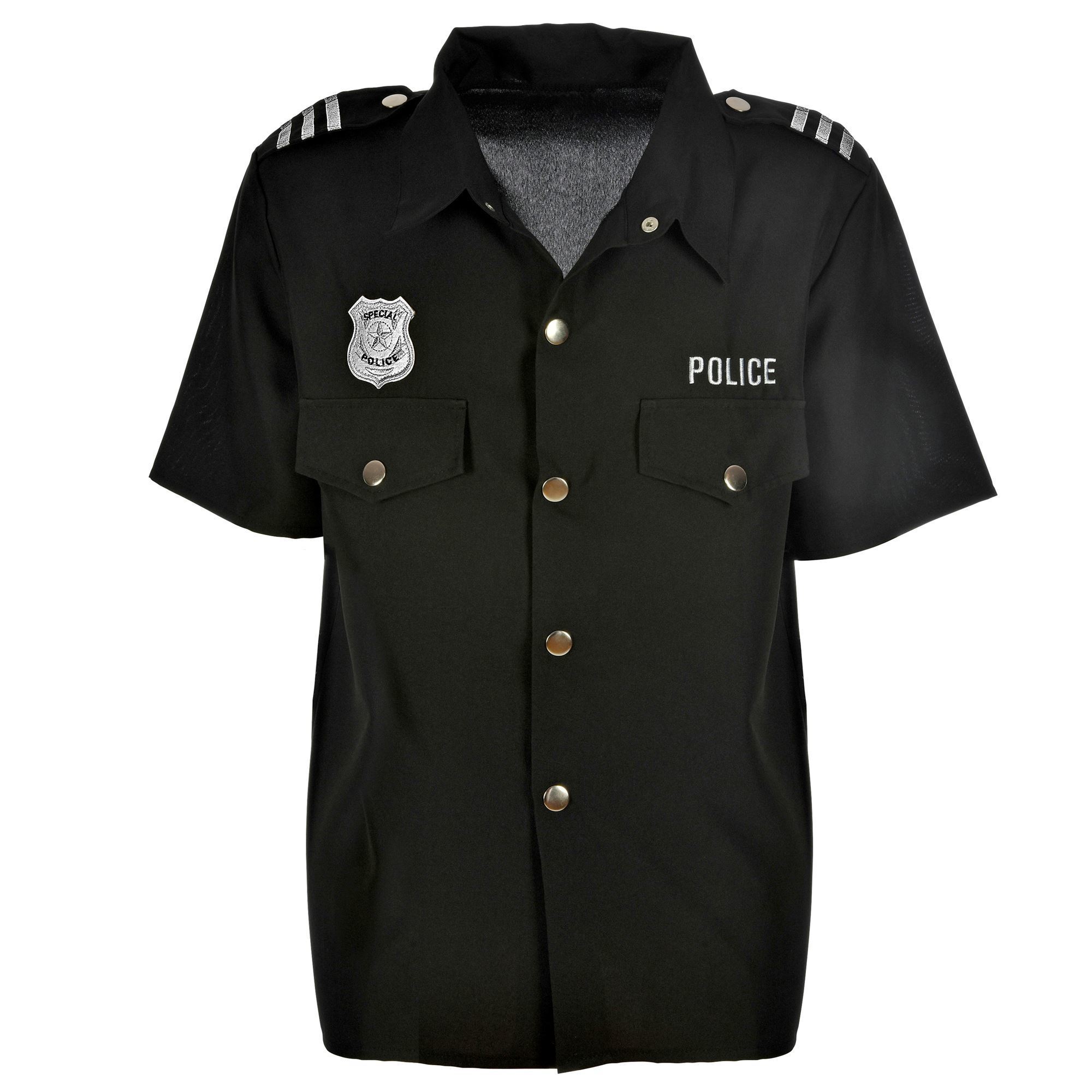 Politie heren shirt  voor het Carnaval