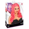 foto 2 Roxy pruik fel roze lang haar