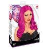 foto 2 Roxy pruik fuchsia lang haar
